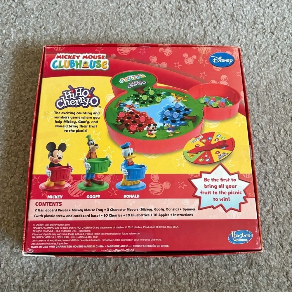 HiHo! Cherry-O Game Disney Mickey Mouse Clubhouse Edition